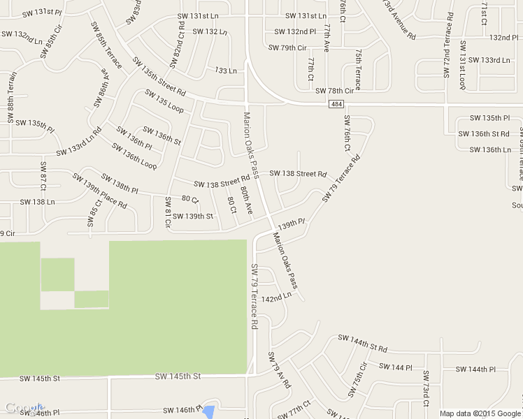 map of restaurants, bars, coffee shops, grocery stores, and more near 771 Marion Oaks Pass in Ocala