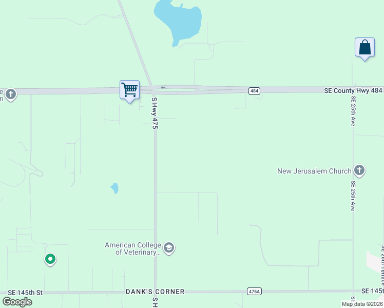 map of restaurants, bars, coffee shops, grocery stores, and more near 13785 South Highway 475 in Summerfield