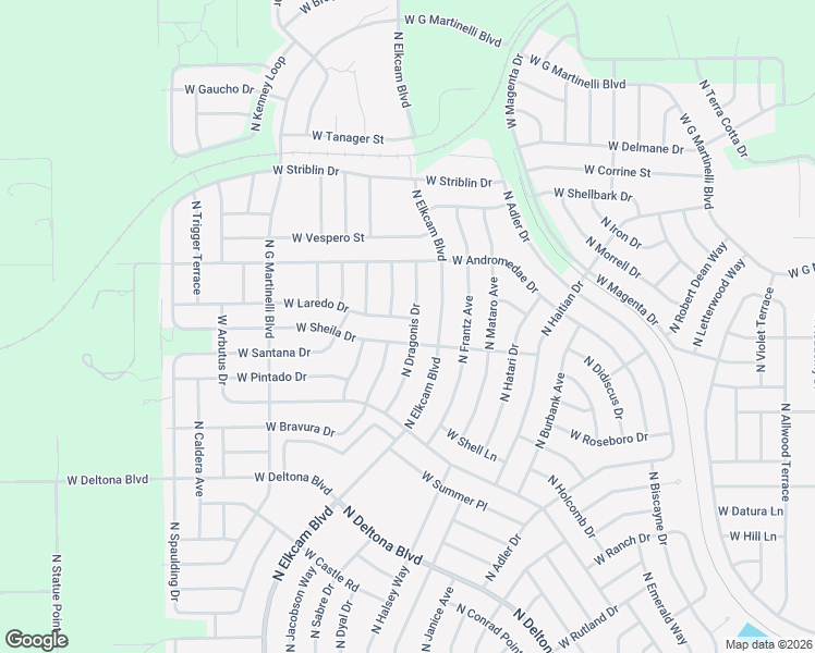 map of restaurants, bars, coffee shops, grocery stores, and more near 10848 North Dragonis Drive in Citrus Springs