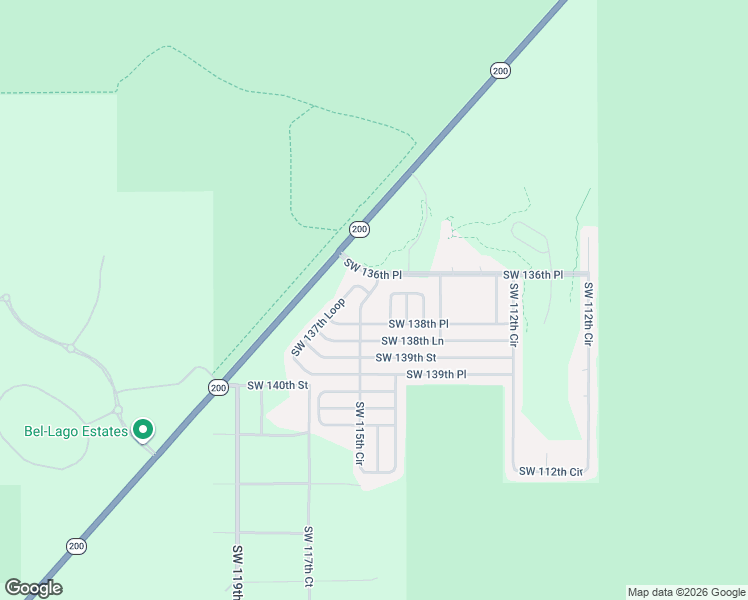 map of restaurants, bars, coffee shops, grocery stores, and more near 13761 Southwest 115th Circle in Dunnellon