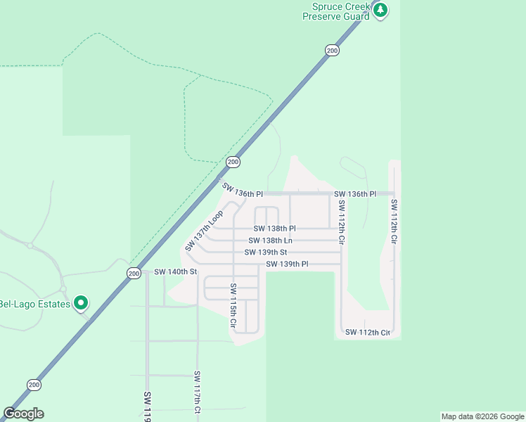 map of restaurants, bars, coffee shops, grocery stores, and more near 13849 Southwest 114th Circle in Dunnellon