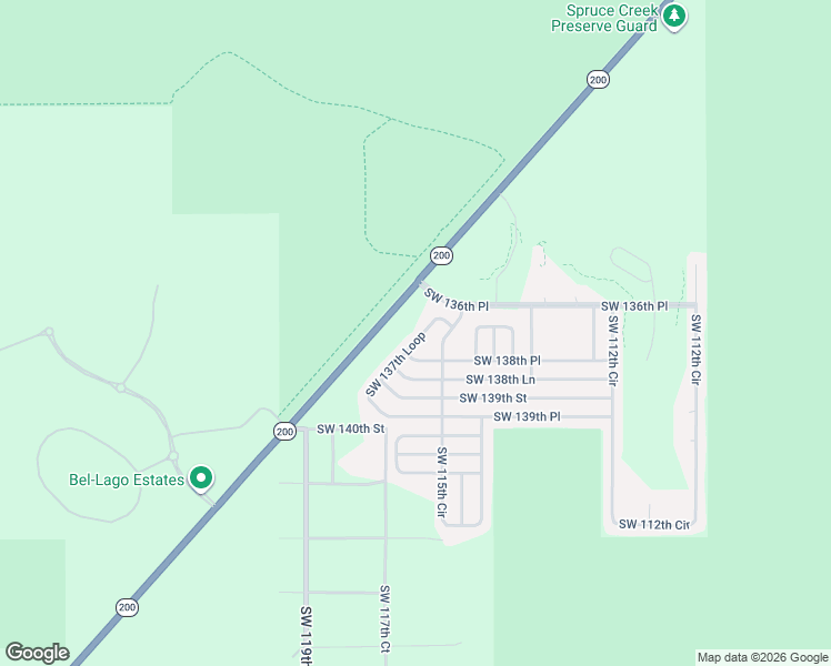 map of restaurants, bars, coffee shops, grocery stores, and more near 11988 Southwest 137th Loop in Dunnellon