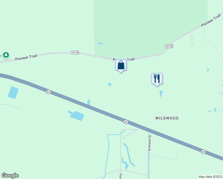 map of restaurants, bars, coffee shops, grocery stores, and more near 4395 Florida 44 in New Smyrna Beach