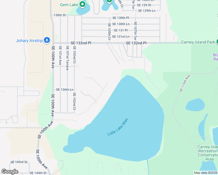 map of restaurants, bars, coffee shops, grocery stores, and more near 10520 Southeast 138th Place Road in Summerfield