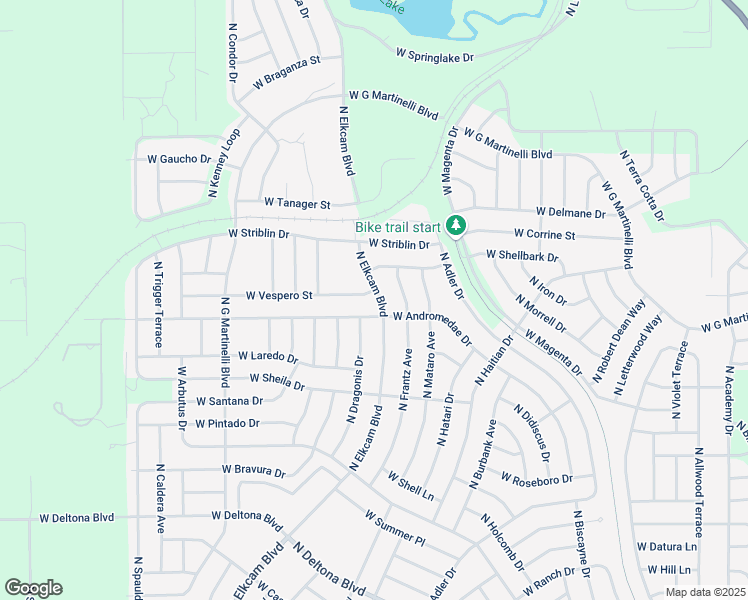 map of restaurants, bars, coffee shops, grocery stores, and more near 2371 West Andromedae Drive in Citrus Springs