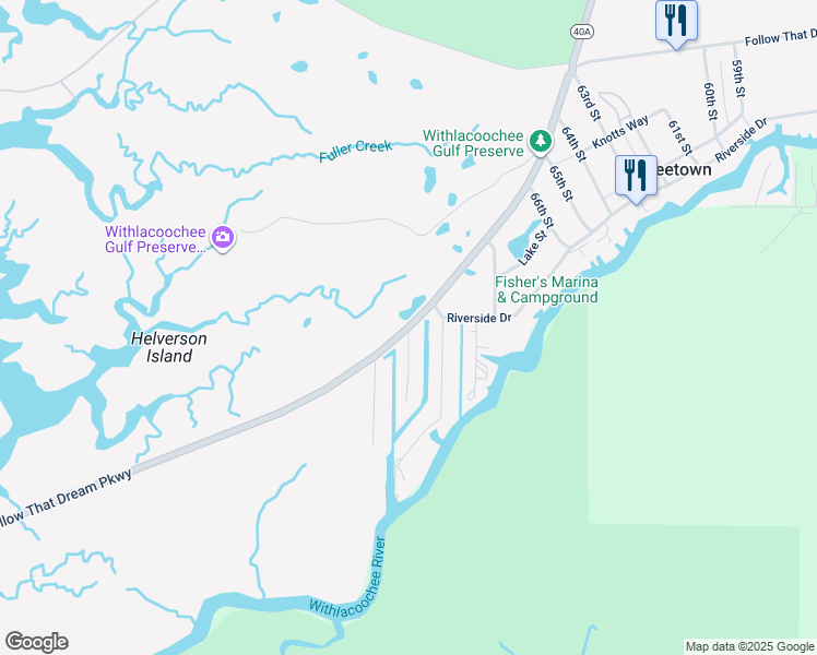 Highway 40 West, Yankeetown FL Walk Score