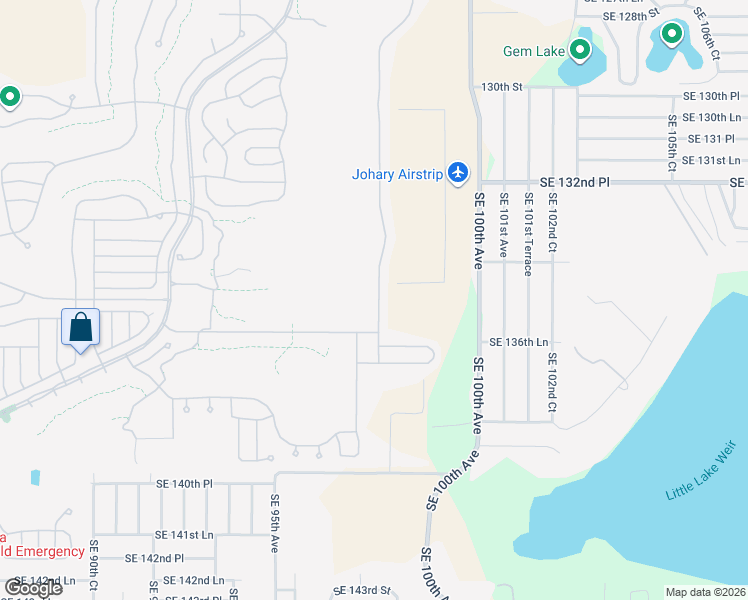 map of restaurants, bars, coffee shops, grocery stores, and more near 13576 Southeast 97th Terrace Road in Summerfield