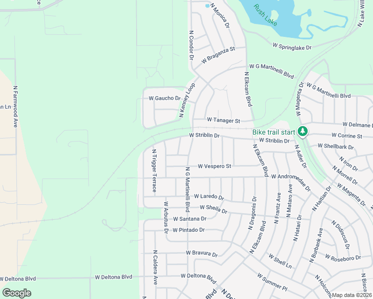 map of restaurants, bars, coffee shops, grocery stores, and more near 2717 West Vespero Street in Citrus Springs