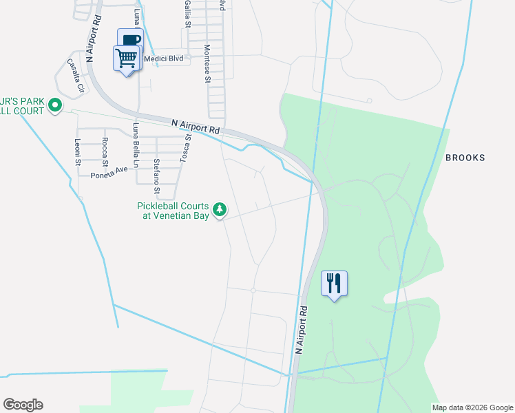map of restaurants, bars, coffee shops, grocery stores, and more near 3121 Portofino Boulevard in New Smyrna Beach