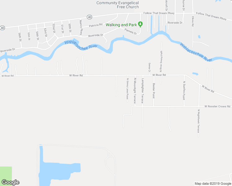 map of restaurants, bars, coffee shops, grocery stores, and more near 11437 North Parasol Point in Inglis