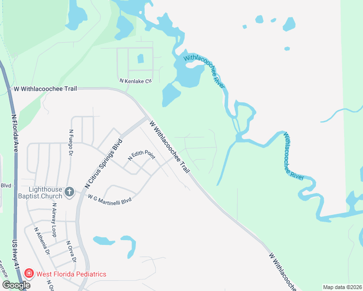 map of restaurants, bars, coffee shops, grocery stores, and more near 11204 Vesta Lane in Citrus Springs
