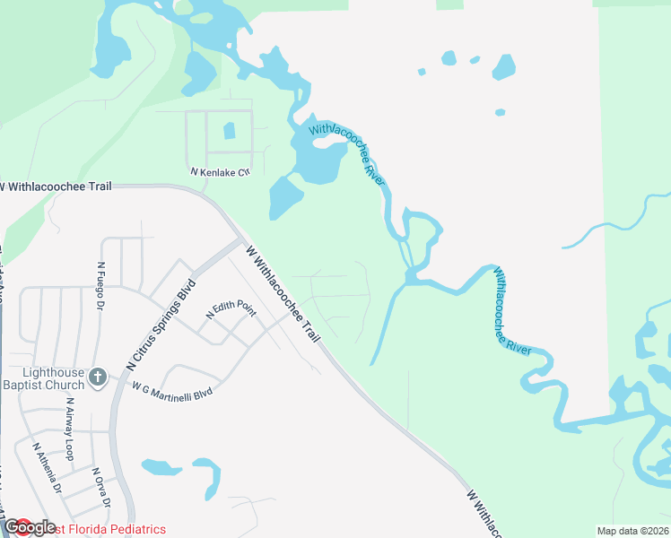 map of restaurants, bars, coffee shops, grocery stores, and more near 297 West Whitmarsh Court in Citrus Springs