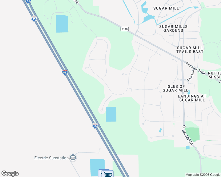 map of restaurants, bars, coffee shops, grocery stores, and more near 2852 Neverland Drive in New Smyrna Beach
