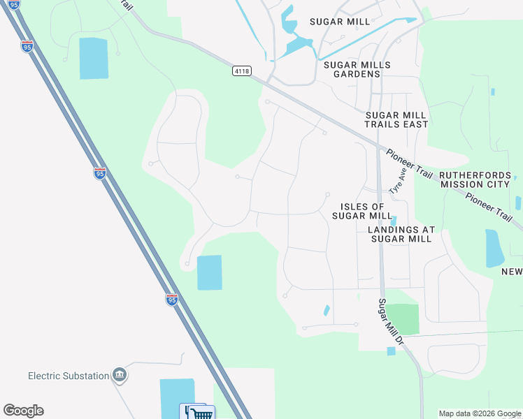 map of restaurants, bars, coffee shops, grocery stores, and more near 3021 Blue Shores Way in New Smyrna Beach
