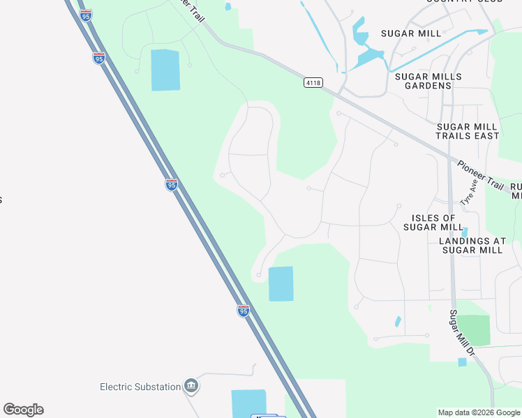 map of restaurants, bars, coffee shops, grocery stores, and more near 2843 Neverland Drive in New Smyrna Beach