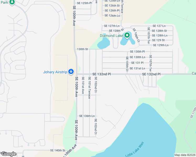 map of restaurants, bars, coffee shops, grocery stores, and more near 13320 Southeast 102nd Court in Belleview