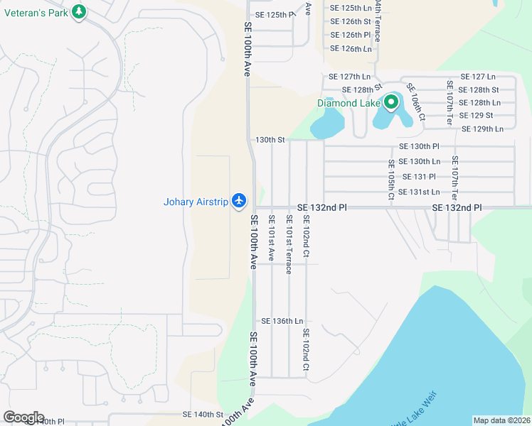 map of restaurants, bars, coffee shops, grocery stores, and more near 10111 Southeast 132nd Place in Belleview