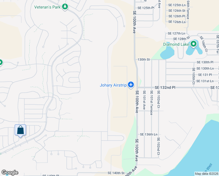 map of restaurants, bars, coffee shops, grocery stores, and more near 13232 Southeast 97th Terrace Road in Summerfield