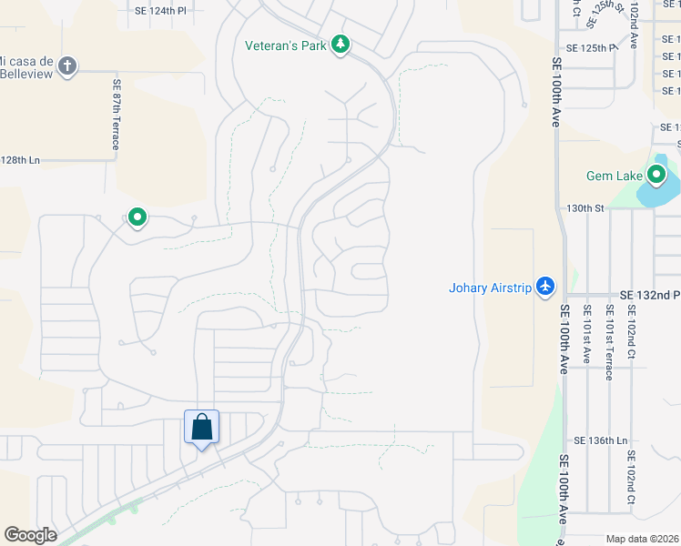 map of restaurants, bars, coffee shops, grocery stores, and more near 9380 Southeast 132nd Lane Road in Summerfield