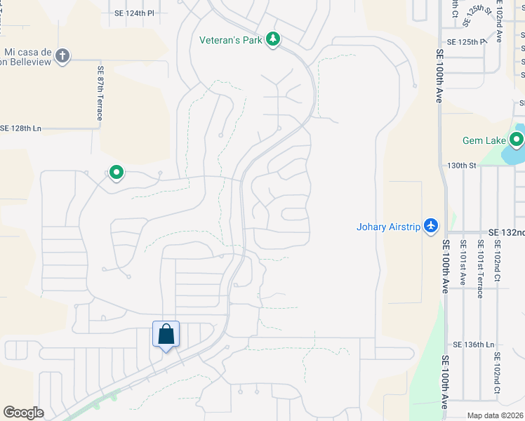 map of restaurants, bars, coffee shops, grocery stores, and more near 9380 Southeast 132nd Lane Road in Summerfield
