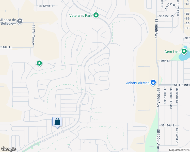 map of restaurants, bars, coffee shops, grocery stores, and more near 9380 Southeast 132nd Lane Road in Summerfield