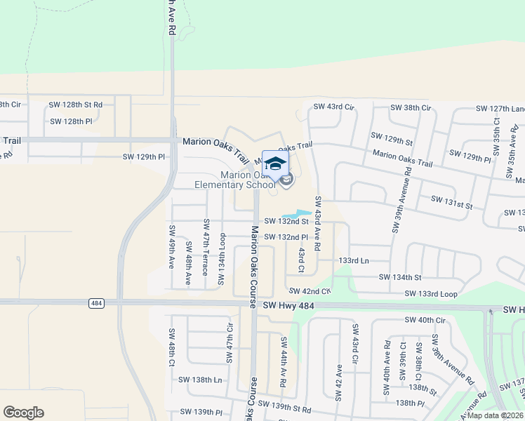 map of restaurants, bars, coffee shops, grocery stores, and more near 137 Marion Oaks Course in Ocala