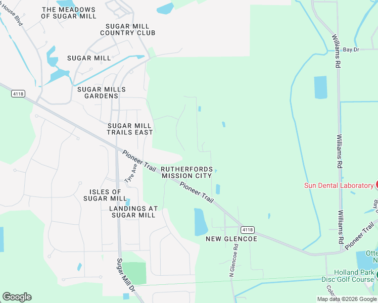 map of restaurants, bars, coffee shops, grocery stores, and more near 700 Alberta Street in New Smyrna Beach