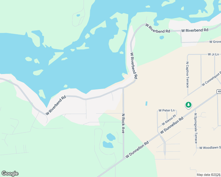 map of restaurants, bars, coffee shops, grocery stores, and more near 6615 West Riverbend Road in Dunnellon