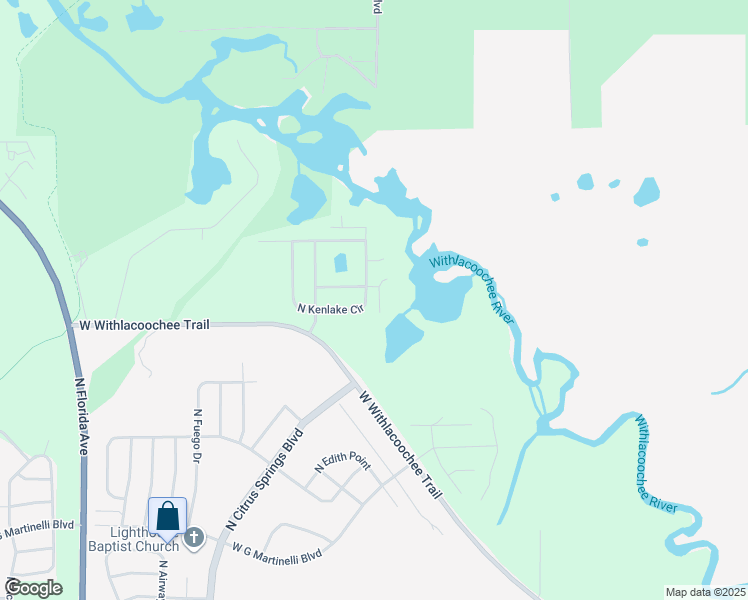 map of restaurants, bars, coffee shops, grocery stores, and more near 11597 North Hume Point in Dunnellon