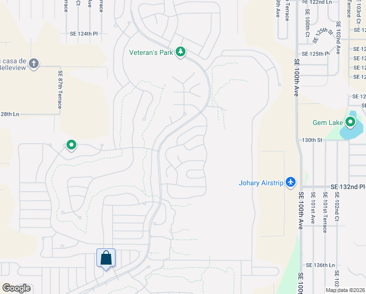 map of restaurants, bars, coffee shops, grocery stores, and more near 9410 Southeast 130th Place Road in Summerfield