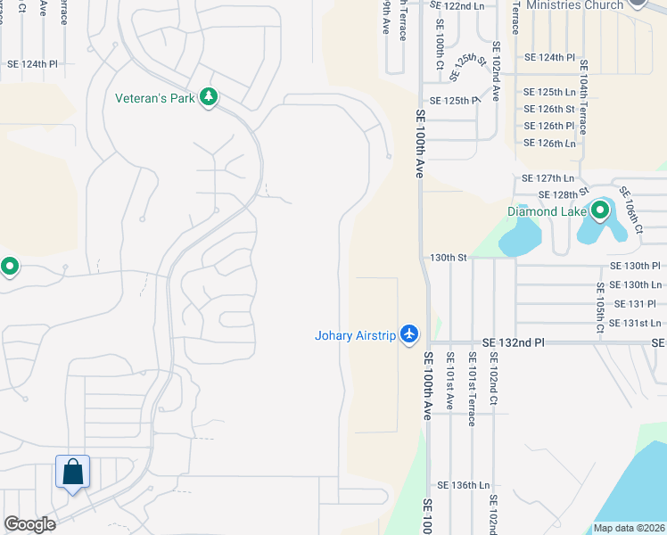 map of restaurants, bars, coffee shops, grocery stores, and more near 13026 Southeast 97th Terrace Road in Summerfield