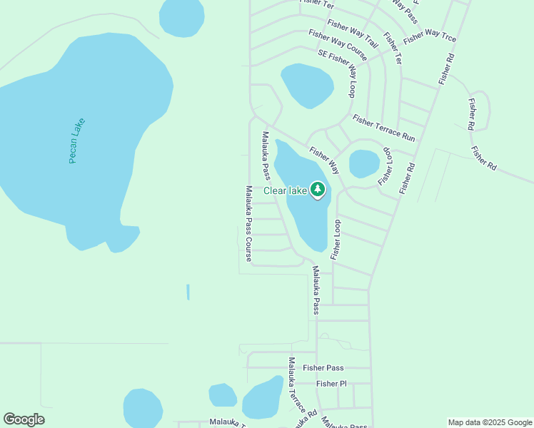 map of restaurants, bars, coffee shops, grocery stores, and more near 7 Malauka Pass Lane in Ocklawaha