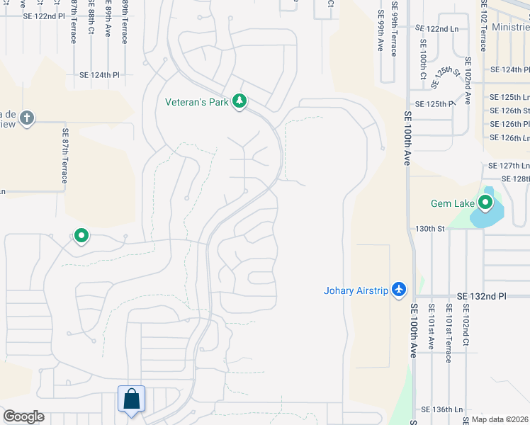 map of restaurants, bars, coffee shops, grocery stores, and more near 9476 Southeast 130th Street Road in Summerfield