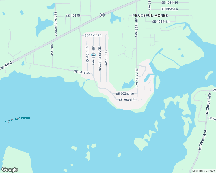 map of restaurants, bars, coffee shops, grocery stores, and more near 20251 Southeast 112 Avenue in Inglis