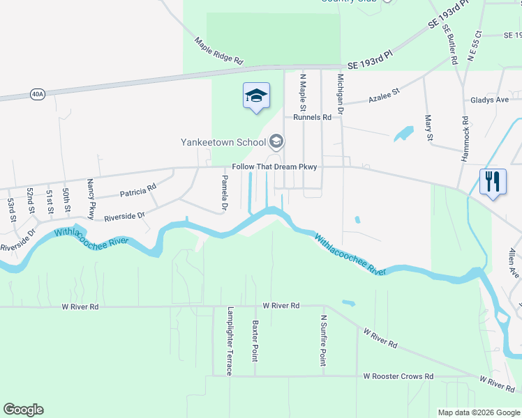 map of restaurants, bars, coffee shops, grocery stores, and more near 79 Canterbury Rd in Inglis