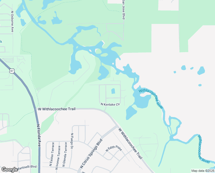 map of restaurants, bars, coffee shops, grocery stores, and more near 644 West Lightwood Street in Citrus Springs