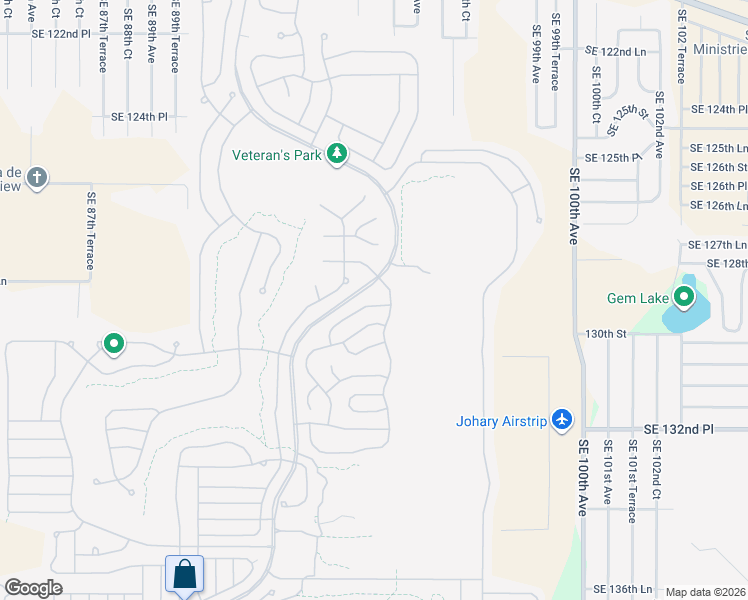 map of restaurants, bars, coffee shops, grocery stores, and more near 9476 Southeast 130th Street Road in Summerfield