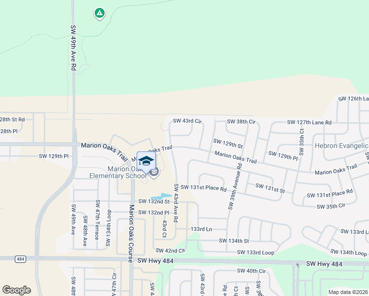 map of restaurants, bars, coffee shops, grocery stores, and more near 264 Marion Oaks Trail in Ocala