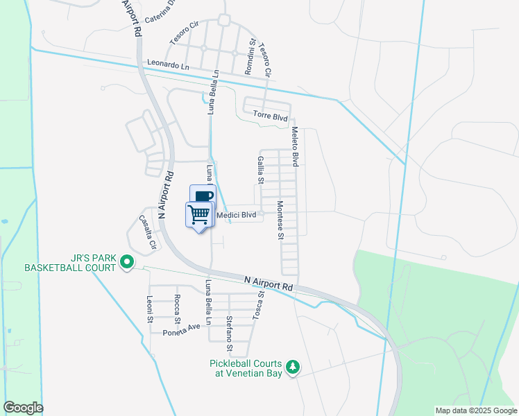 map of restaurants, bars, coffee shops, grocery stores, and more near 3415 Gallia Street in New Smyrna Beach