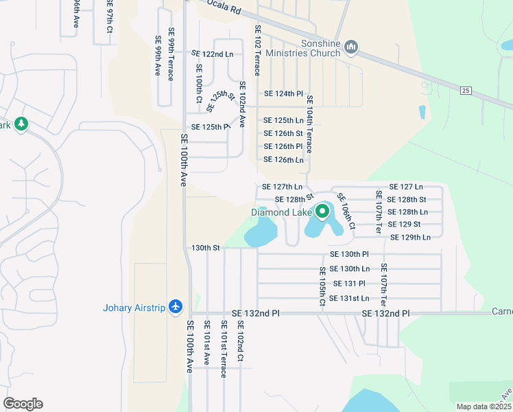 map of restaurants, bars, coffee shops, grocery stores, and more near 12851 Southeast 102nd Court in Belleview