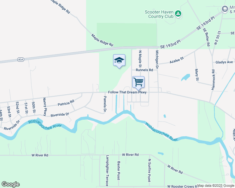 map of restaurants, bars, coffee shops, grocery stores, and more near 29 Canterbury Road in Inglis