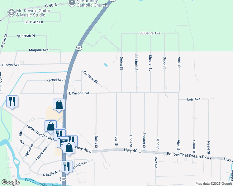 Lori Street, Inglis FL Walk Score