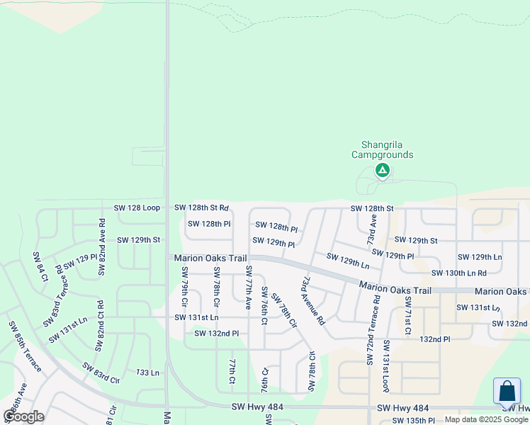 map of restaurants, bars, coffee shops, grocery stores, and more near 12866 Southwest 77th Circle in Ocala