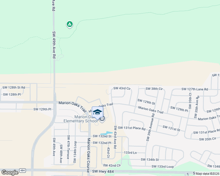 map of restaurants, bars, coffee shops, grocery stores, and more near 12865 Southwest 43rd Circle in Ocala