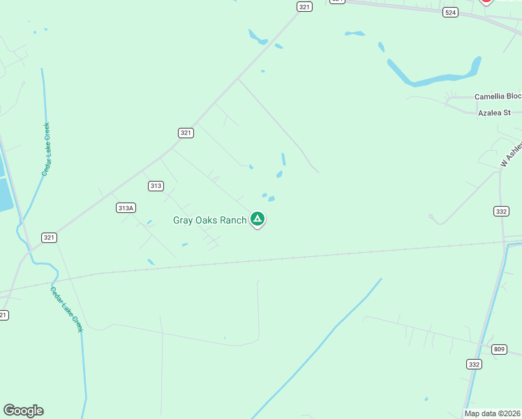 map of restaurants, bars, coffee shops, grocery stores, and more near 192 Hunters Lane in Sweeny
