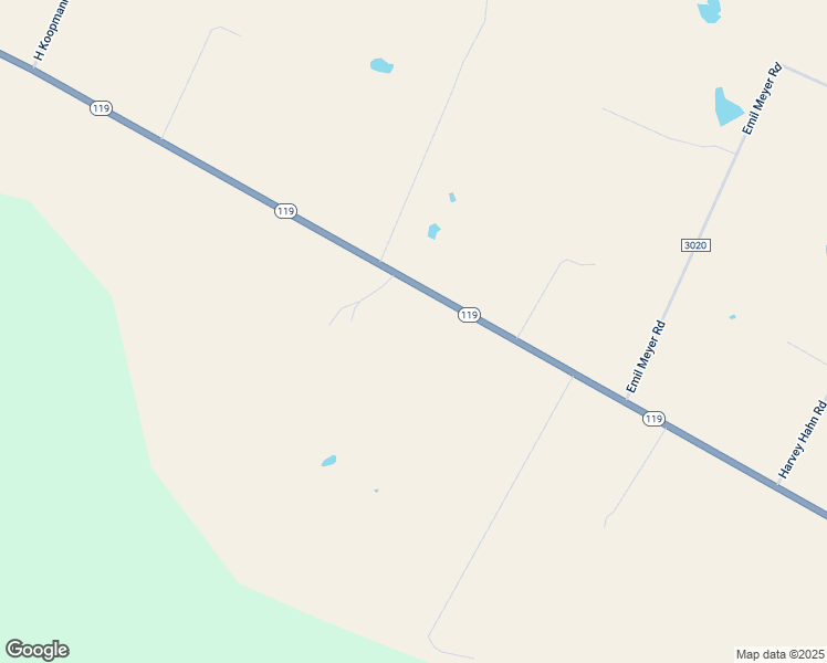 map of restaurants, bars, coffee shops, grocery stores, and more near 1077 Texas 119 in Yorktown