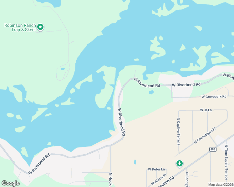 map of restaurants, bars, coffee shops, grocery stores, and more near 6419 West Riverbend Road in Dunnellon