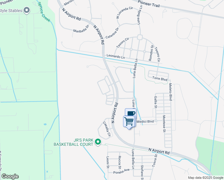 map of restaurants, bars, coffee shops, grocery stores, and more near 3627 Romea Circle in New Smyrna Beach