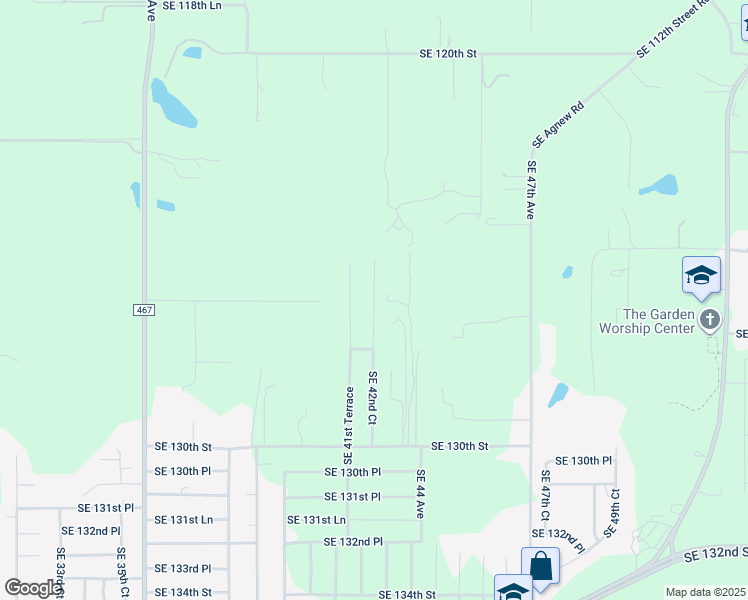 map of restaurants, bars, coffee shops, grocery stores, and more near 12626 Southeast 42nd Court in Belleview