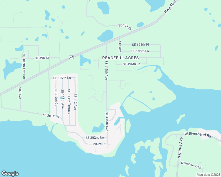 map of restaurants, bars, coffee shops, grocery stores, and more near 19861 Southeast 115th Avenue in Inglis